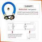 Engine Drain Port Oil Changing Hose 3 8  Npt  14  Length Replaces Bule 1pcs 