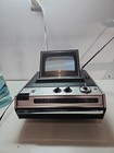 Very Rare Vintage Panasonic Tr-425r Portable Flip Transistor Tv Tested
