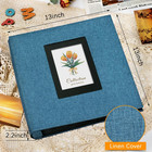 Photo Album 4x6 600 Photos Linen Large Capacity Fabric Cover Books Albums