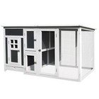 63  Chicken Coop Wooden Chicken House Rabbit Hutch Poultry Cage Hen Pen Backyard
