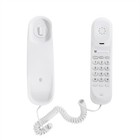 Of-990 Slimline Corded Wall Mount Telephone White No Ac Power Desk Phone