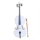 4 4 Wood Cello Bag Bow Rosin Bridge White
