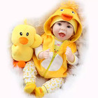 22   Reborn Baby Dolls Vinyl Silicone Soft Lifelike Realistic Newborn Doll Gift