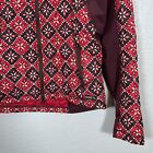 Kerrits Women M Red Maroon Ride Lite Quilted Jacket Full Zip Pockets Equestrian