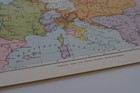 Longmans Central Europe 1789 Atlas Plate     Holy Roman Empire  Poland Partitions