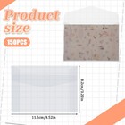 150 Pcs Glassine Envelopes 4 5    3 2  Translucent X 3 2 Inches  White 
