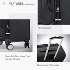 Samsonite Solyte Dlx 20 Inch Softside Expandable Spinner Luggage Carry On Black