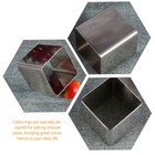  2 Pcs Mousse Circle Cake Baking Mould Toddler Rings Stainless Steel