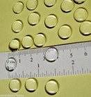 Clear Glass Cabochons Round Dome 10mm   Crystal Cabs   Magnify   Lot Of 25