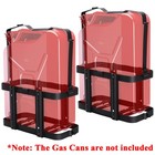 2  Jerry Can Holder Mount 5 28 Gallons Gas Rack Fuel Gasoline Military Metal