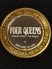 Las Vegas   10 Gaming Token  999 Fine Silver Limited Edition Four Queens Casino