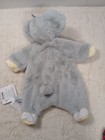 New Douglas Baby Elephant Sshlumpie Lovey Baby Security Blanket Gray   Yellow