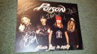 Poison 2022 Tour Band Signed Autographed Photo Bret Michaels Cc Pass Guitar Pick