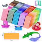 Polymer Clay Starter Kit  Oven Bake Modeling Clay With Sculpting Tools  51 Color