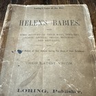 Antique 1876 -helen   s Babies  First Edition By Their Last Victim - Paperback