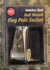 Taylor Made  960 Stainless Steel Rail Mount Flag Pole Socket 7 8  To1  Dia  New 