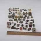 55 Vintage To Modern Lapel Hat Pins Mixed Lot Advertising Enamel Travel And More