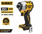 Dewalt 20v Max Xr Inch Cordless Impact Driver  Bare Tool Only  dcf860