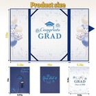 2026 Graduation Guest Book Blue Gold Class Party Signature Keepsake Gift Planner