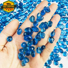 Blue Glass Stones 0 85lb 385g Aquarium Gravel Pebbles Fish Tank Vase Filler