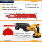 25 Pack 9 In 14 18 Tpi Bi-metal Reciprocating Saw Blades With 9in 25pack  Red