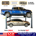 8500 Lbs Heavy Duty Four Post Lift Car Lift Storage Service 4 Post Parking 3hp