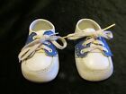 Vintage Saddle Baby Doll Shoes White Navy Blue