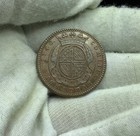 1740 France Jeton Coin     Louis Xv Copper States Of Burgundy Dijon 1700s M326