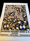 1924 Classic Bmw Roundel Logos Poster Repro 12   x 16   