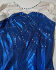 Used Gk Elite Sportswear Gymnastics Competition Leotard With Rinestones  X s