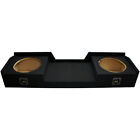 Custom Gmc Sierra 1999-2006 Ext Cab Truck Dual 12 Sub Enclosure Subwoofer Box