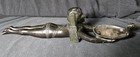 Antique Art Deco Ronson Egyptian Revival Queen Of The Nile Large Incense Burner 
