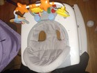 Baby Activity Walker With Toy Tray   Star Arch  White gray Orange Yellow Blue