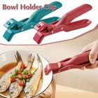 Silicone Anti-scald Bowl Clip Plate Holder Pot Lifter Heat Resistant Gripper