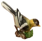Vintage Porcelain Gold Finch Bird Figurine  h