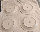 Unused Set Of 4 Gibson Coca Cola Cafe Dinner Plates 10 1 2  Red Rim 2002