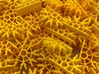 600 Knex Yellow Connectors 5 Position - Standard K nex Parts