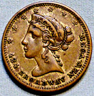 Rare   1850 s Pre Civil War U s  Merchant Token - E  Lyon Rat Killer  - Lot 5