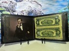Us Currency Lot  2    5 Red Seal Notes World Reserve Monetary Exchange Book