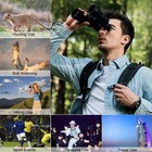180x100 Zoom Low Night Vision Hunting Telescope Outdoor Travel Binoculars   Case