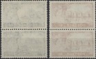 Morocco Agencies 1955 Tangier Castles 5 -   10 -  Vertical Pairs  Mint Mnh