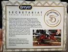 Breyer Horse Secretariat 50th Triple Crown Winner Kentucky Derby Figurine jockey