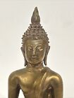 Thai Gilt Bronze Buddha Statue Thai Gilt Bronze Buddha Statue Seated On A Lotus 