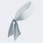 New Adidas Women   s Alphaskin Tie Headband Osfa Light Blue Free Shipping