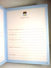 Baby Boy Keepsake Memory Book Album Blue Handsome New