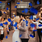 500x Artificial Blue Rose Petals Silk Fake Flowers Wedding Party Home Room Decor