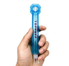  3packs Blue  Screw-on Water Bottle Converter Glass Bong Hookah