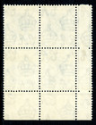 China 1946 Hong Kong 30   Ultramarine Kgvi Block Sc 161b Mnh O178