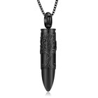 Bullet Cremation Ashes Jewelry Tree Of Life Keepsake Urn Necklace For Black