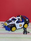 Rescue Heroes Voice Tech Police Cruiser W 2 Figures Lights   Sounds Fisher Price
